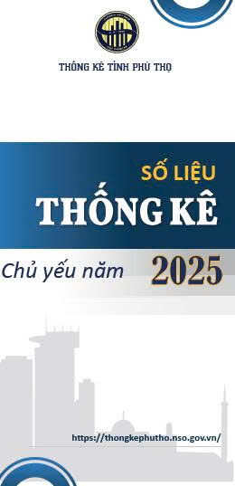 Tờ gấp số liệu thống kê chủ yếu năm 2025