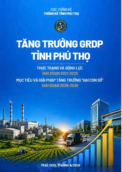 TĂNG TRƯỞNG GRDP TỈNH PHÚ THỌ THỰC TRẠNG VÀ ĐỘNG LỰC GIAI ĐOẠN 2021-2025; MỤC TIÊU VÀ GIẢI PHÁP TĂNG TRƯỞNG “HAI CON SỐ” GIAI ĐOẠN 2026-2030